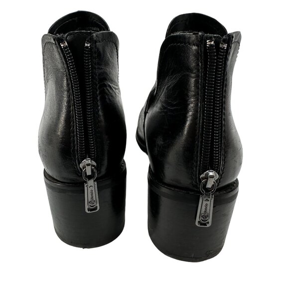 Blondo Waterproof Black Square Toe Heeled Ankle Boots Women's 10 M - Picture 15 of 16